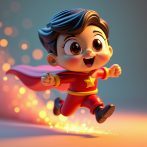 3D Toys — Stylized 3D-render Mascot With Glossy Vinyl-toy Character #0220 (Seedream)