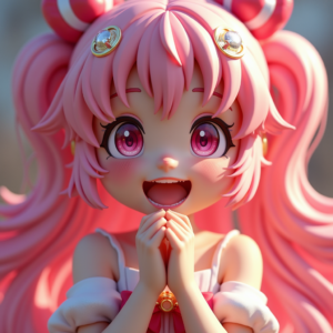 Anime — Magical Girl Character With Flowing Ribbon-trimmed Character #0030 (Seedream)