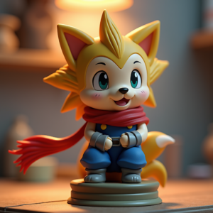 Anime — Spiky-haired Anime Hero In A Battle-worn Character #0092 (Midjourney)