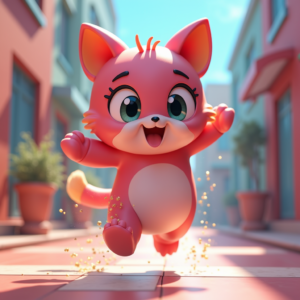 Anime — Stylized 3D-render Mascot With Glossy Vinyl-toy Character #0241 (ChatGPT)