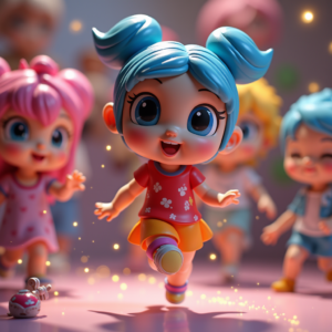 Anime — Stylized 3D-render Mascot With Glossy Vinyl-toy Character #0277 (ChatGPT)