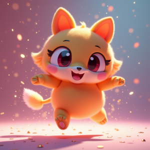 Anime — Stylized 3D-render Mascot With Glossy Vinyl-toy Character #0313 (ChatGPT)
