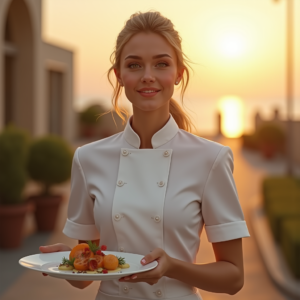 Beauty — Chef In A Crisp White Uniform Photography #0112 (Midjourney)