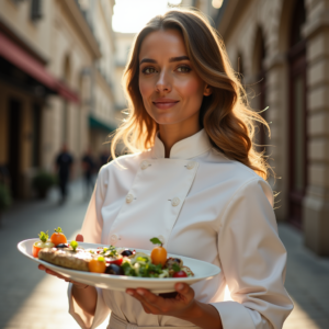 Beauty — Chef In A Crisp White Uniform Photography #0220 (Midjourney)