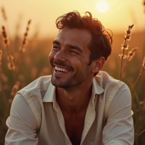 Beauty — Man In A Relaxed Linen Shirt Photography #0194 (Seedream)