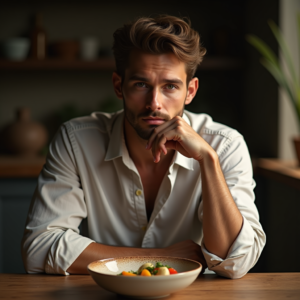 Beauty — Man In A Relaxed Linen Shirt Photography #0265 (Leonardo)