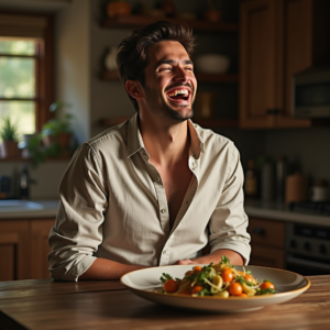 Beauty — Man In A Relaxed Linen Shirt Photography #0271 (Krea)