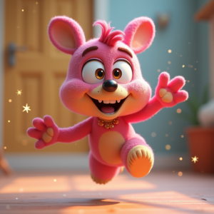 Cartoon Animals — Stylized 3D-render Mascot With Glossy Vinyl-toy Character #0238 (ChatGPT)