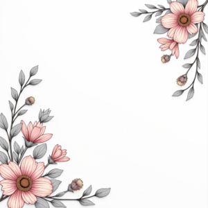 Coloring Pages — Delicate Line-art Bouquet Of Wildflowers With Printable / Etsy #0025 (Firefly)