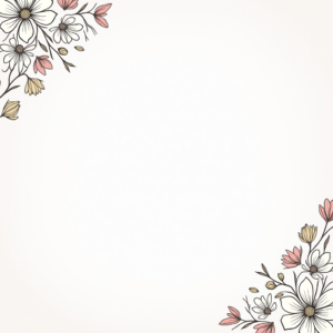 Coloring Pages — Delicate Line-art Bouquet Of Wildflowers With Printable / Etsy #0169 (Firefly)