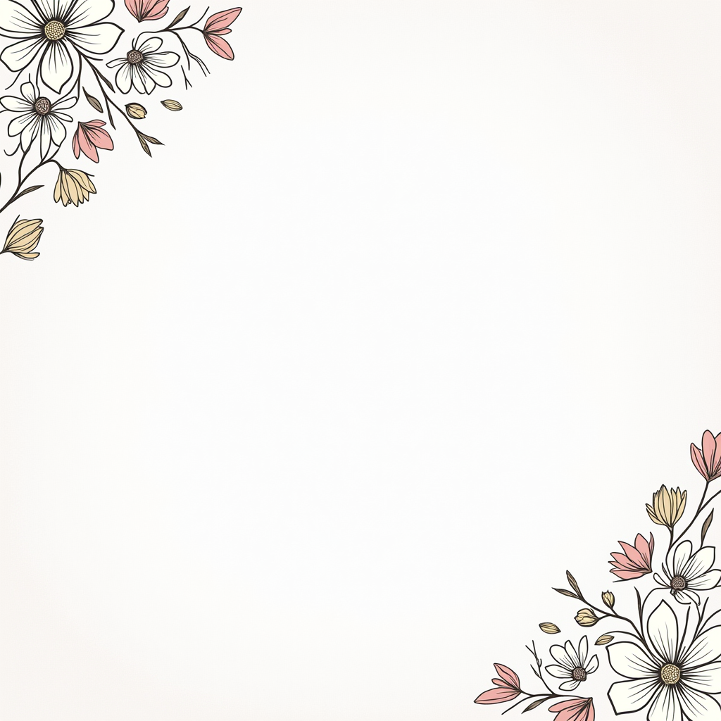Coloring Pages — Delicate Line-art Bouquet Of Wildflowers With Printable / Etsy #0169 (Firefly)