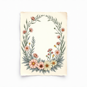 Coloring Pages — Delicate Line-art Bouquet Of Wildflowers With Printable / Etsy #0193 (Firefly)