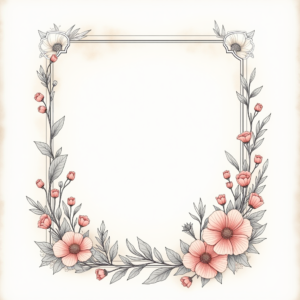 Coloring Pages — Delicate Line-art Bouquet Of Wildflowers With Printable / Etsy #0237 (FLUX)
