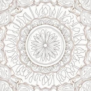 Coloring Pages — Intricate Mandala Pattern Radiating From A Printable / Etsy #0009 (FLUX)