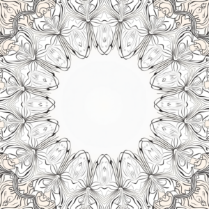 Coloring Pages — Intricate Mandala Pattern Radiating From A Printable / Etsy #0165 (FLUX)