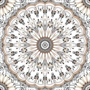 Coloring Pages — Intricate Mandala Pattern Radiating From A Printable / Etsy #0189 (FLUX)