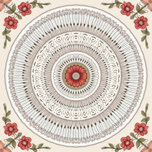 Coloring Pages — Intricate Mandala Pattern Radiating From A Printable / Etsy #0269 (Seedream)