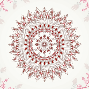 Coloring Pages — Intricate Mandala Pattern Radiating From A Printable / Etsy #0281 (Seedream)