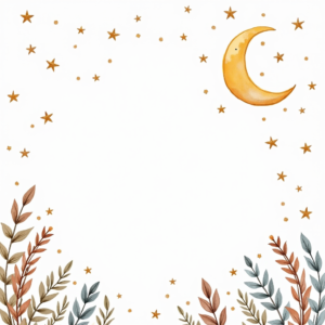 Coloring Pages — Soft Watercolor-style Moon-and-stars Nursery Motif Printable / Etsy #0029 (Seedream)