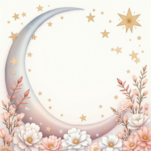 Coloring Pages — Soft Watercolor-style Moon-and-stars Nursery Motif Printable / Etsy #0077 (Seedream)