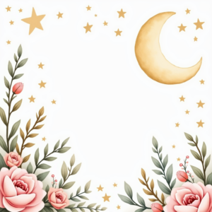 Coloring Pages — Soft Watercolor-style Moon-and-stars Nursery Motif Printable / Etsy #0101 (Seedream)