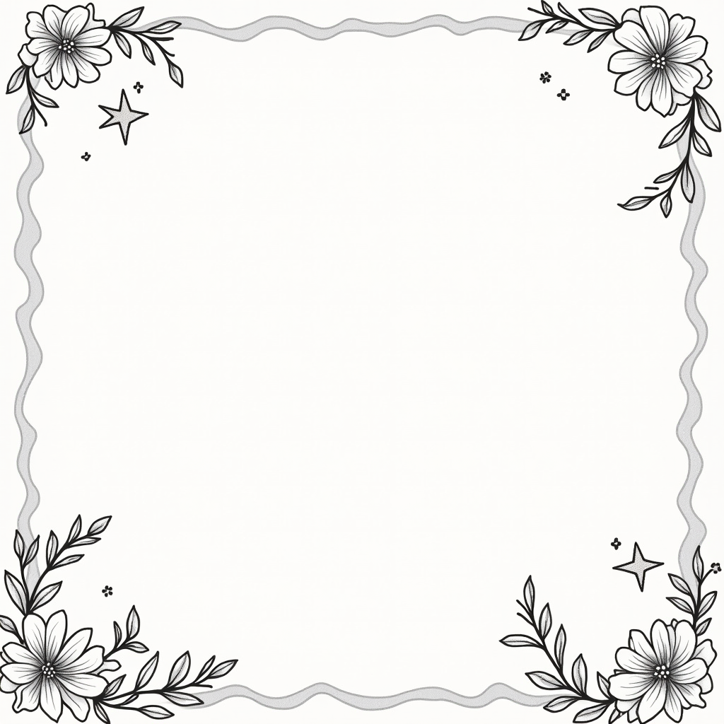 Coloring Pages — Soft Watercolor-style Moon-and-stars Nursery Motif Printable / Etsy #0125 (Seedream)