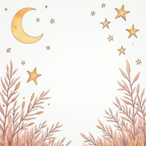 Coloring Pages — Soft Watercolor-style Moon-and-stars Nursery Motif Printable / Etsy #0143 (Gemini)