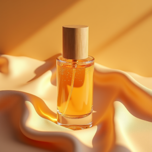 Cosmetics — Minimalist Skincare Bottle With A Bamboo Product Ads #0174 (Leonardo)