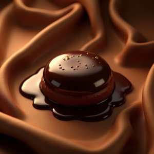 Cosmetics — Rich Dark-chocolate Dessert With A Glossy Product Ads #0063 (Firefly)