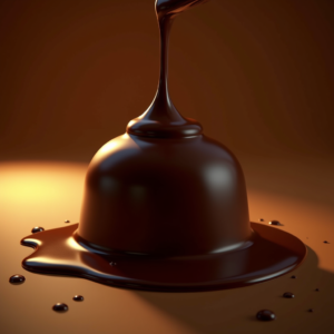 Cosmetics — Rich Dark-chocolate Dessert With A Glossy Product Ads #0195 (Firefly)