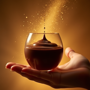Cosmetics — Rich Dark-chocolate Dessert With A Glossy Product Ads #0235 (Seedream)