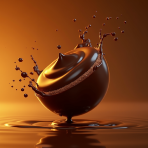 Cosmetics — Rich Dark-chocolate Dessert With A Glossy Product Ads #0253 (Gemini)