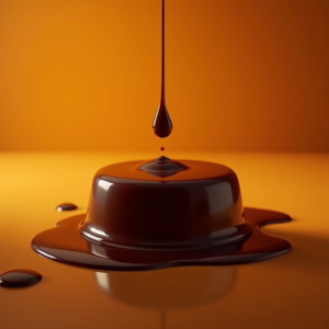 Cosmetics — Rich Dark-chocolate Dessert With A Glossy Product Ads #0259 (Seedream)