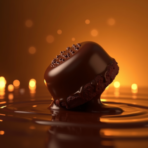 Cosmetics — Rich Dark-chocolate Dessert With A Glossy Product Ads #0265 (Gemini)