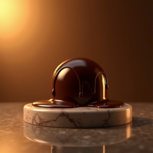Cosmetics — Rich Dark-chocolate Dessert With A Glossy Product Ads #0301 (Gemini)