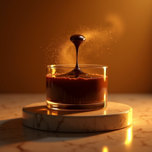 Cosmetics — Rich Dark-chocolate Dessert With A Glossy Product Ads #0307 (Seedream)