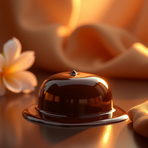 Cosmetics — Rich Dark-chocolate Dessert With A Glossy Product Ads #0337 (Gemini)