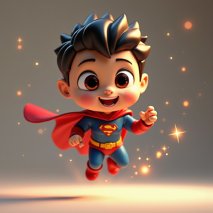 Cute Characters — Stylized 3D-render Mascot With Glossy Vinyl-toy Character #0004 (Leonardo)