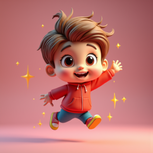Cute Characters — Stylized 3D-render Mascot With Glossy Vinyl-toy Character #0240 (ChatGPT)