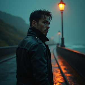 Cyberpunk — Detective In A Rain-damp Trench Coat Cinematic #0113 (ChatGPT)