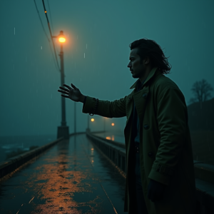 Cyberpunk — Detective In A Rain-damp Trench Coat Cinematic #0137 (ChatGPT)