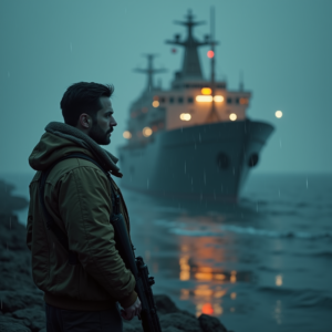 Dark Cinematic — Pilot In A Weathered Flight Jacket Cinematic #0120 (Krea)