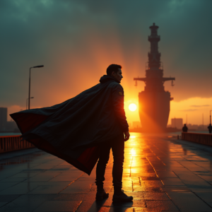 Dark Cinematic — Pilot In A Weathered Flight Jacket Cinematic #0274 (Stable Diffusion)
