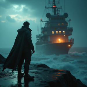 Dark Cinematic — Pilot In A Weathered Flight Jacket Cinematic #0346 (Stable Diffusion)