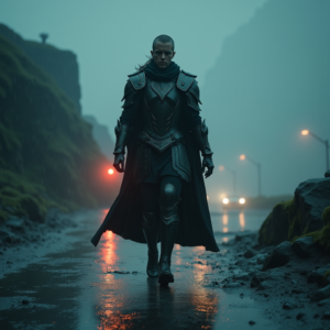Dark Cinematic — Warrior In Intricately Detailed Armor Catching Cinematic #0122 (ChatGPT)