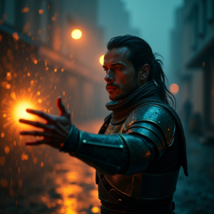 Dark Cinematic — Warrior In Intricately Detailed Armor Catching Cinematic #0170 (ChatGPT)