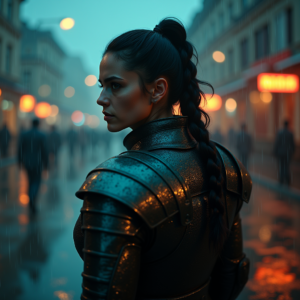 Dark Cinematic — Warrior In Intricately Detailed Armor Catching Cinematic #0182 (ChatGPT)