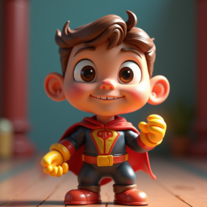 Fantasy Characters — Stylized 3D-render Mascot With Glossy Vinyl-toy Character #0046 (Firefly)