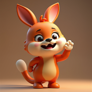 Fantasy Characters — Stylized 3D-render Mascot With Glossy Vinyl-toy Character #0052 (Midjourney)