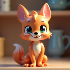 Fantasy Characters — Stylized 3D-render Mascot With Glossy Vinyl-toy Character #0094 (Firefly)